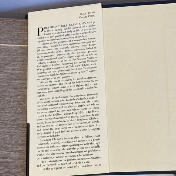 My Life by Bill Clinton Hardcover Book - Picture 3 of 3